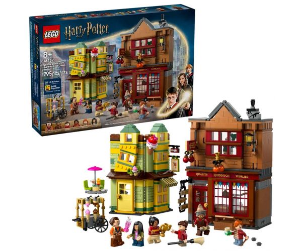 LEGO® Harry Potter: Kviddics™ a javából sportszaküzlet és a Fagylaltszalon (76452)