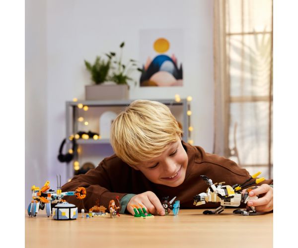 LEGO® Horizon™ Adventures: Aloy és Varl a páncéljáró és a fűrészfog ellen (77037)