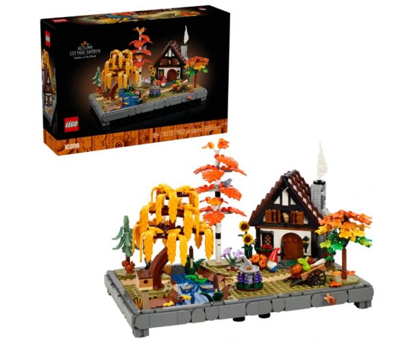 LEGO® Icons: Őszi kert házikóval (11372)