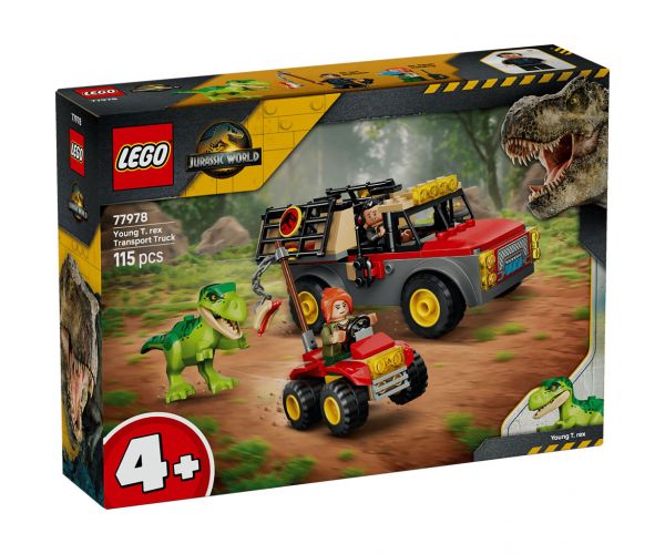 LEGO® Jurassic World™: Fiatal T-Rexet szállító teherautó (77978)