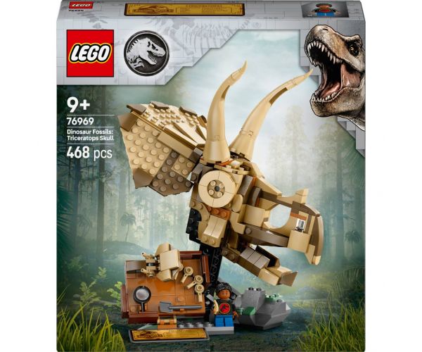 LEGO® Jurassic World: Dinómaradványok - Triceratops-koponya (76969)