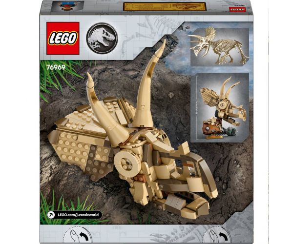 LEGO® Jurassic World: Dinómaradványok - Triceratops-koponya (76969)