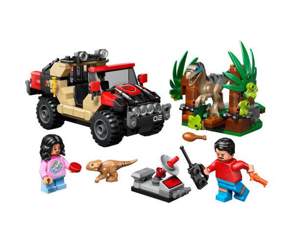 LEGO® Jurassic World: Terepjárós menekülés a raptor elől (76972)