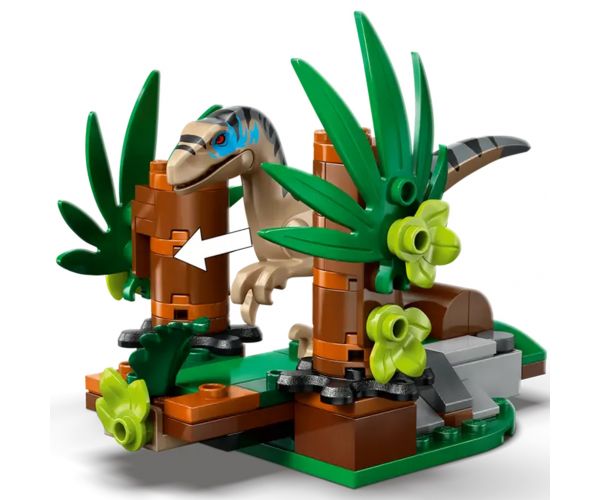 LEGO® Jurassic World: Terepjárós menekülés a raptor elől (76972)