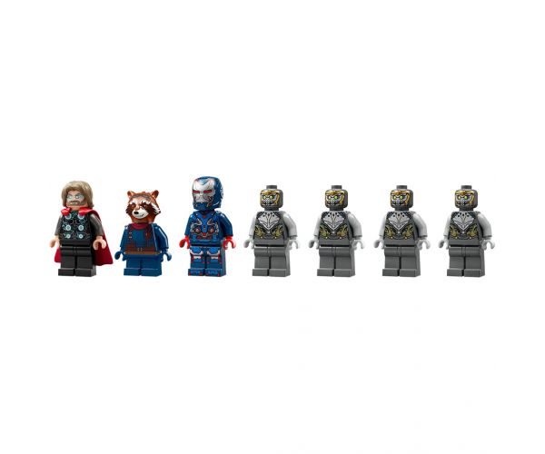 LEGO® Marvel: Bosszúállók: Végjáték Thor a chitauri harcosok ellen (76322)