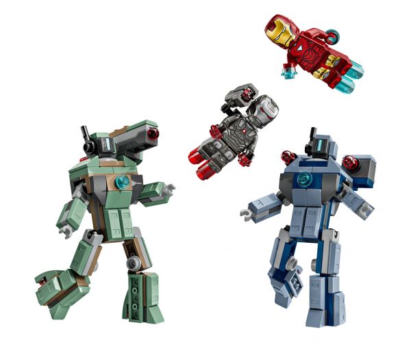 LEGO® Marvel: Vasember és Hadigép vs. Hammer-drónok (76320)