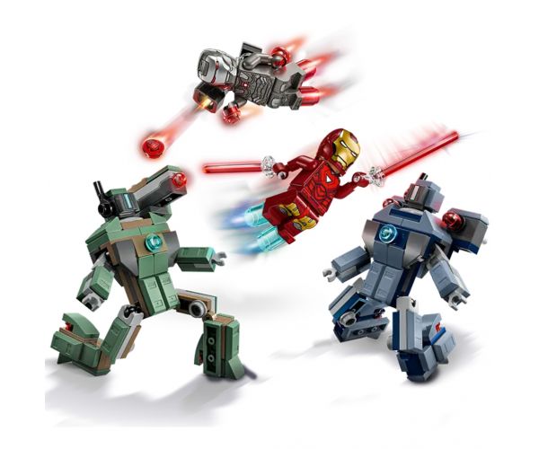 LEGO® Marvel: Vasember és Hadigép vs. Hammer-drónok (76320)