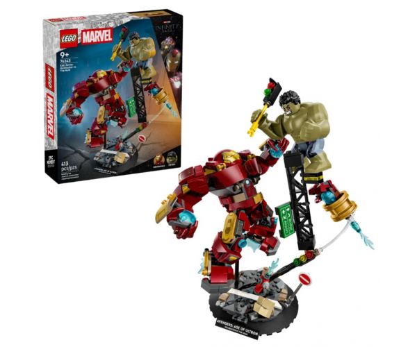 LEGO® Marvel: Hulkbuster és Hulk óriási csatája (76343)