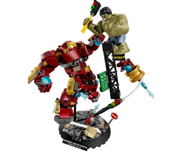 LEGO® Marvel: Hulkbuster és Hulk óriási csatája (76343)
