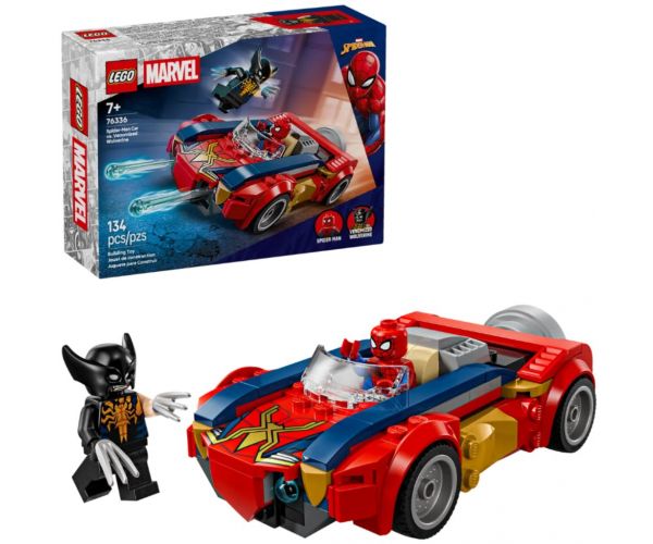 LEGO® Marvel: Pókember a venomizált Farkas ellen (76336)