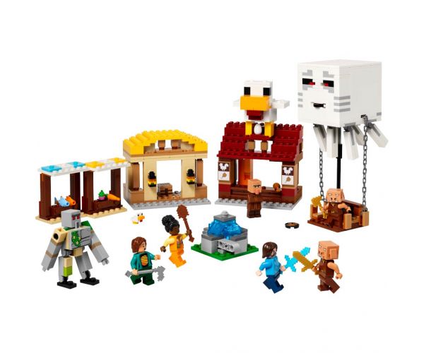 LEGO® Minecraft: A szellemléghajó és falutámadás (21273)