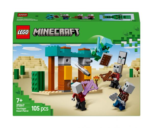 LEGO® Minecraft: Illagerek őrjárata a sivatagban (21267)