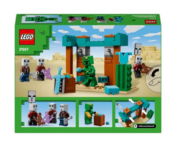LEGO® Minecraft: Illagerek őrjárata a sivatagban (21267)