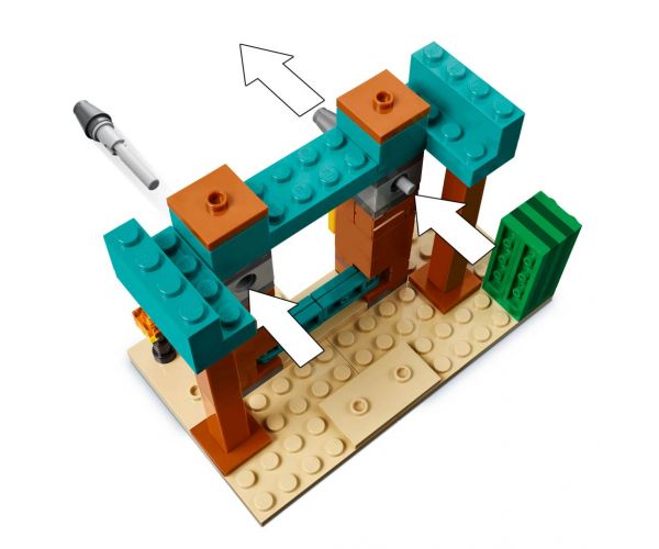 LEGO® Minecraft: Illagerek őrjárata a sivatagban (21267)