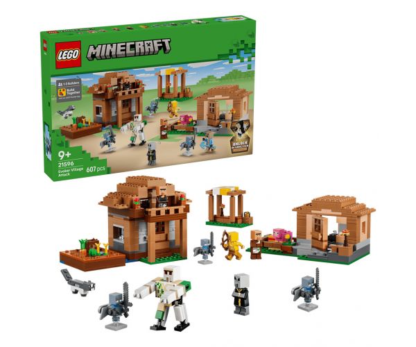 LEGO® Minecraft: Idézőtámadás a faluban (21596)