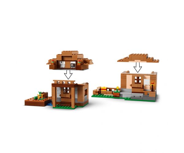 LEGO® Minecraft: Idézőtámadás a faluban (21596)