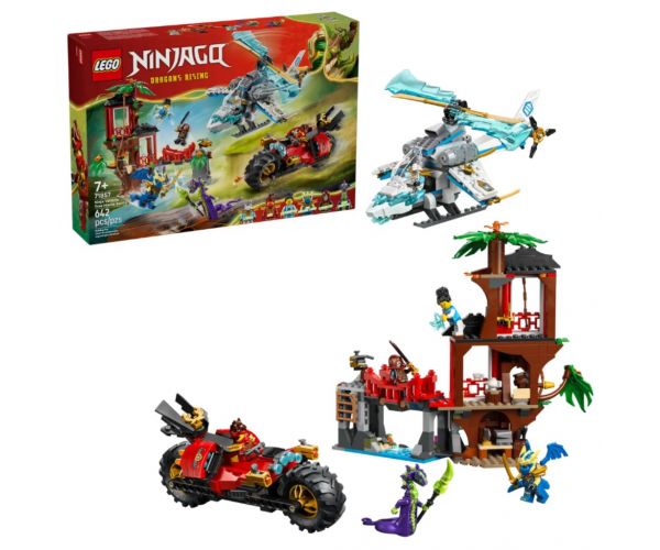 LEGO® Ninjago: Nindzsajárművek csatája a lombháznál (71857)