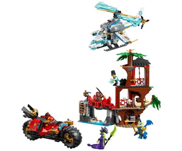 LEGO® Ninjago: Nindzsajárművek csatája a lombháznál (71857)