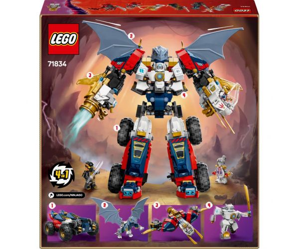 LEGO® Ninjago: Zane kombinálható ultra robotja (71834)