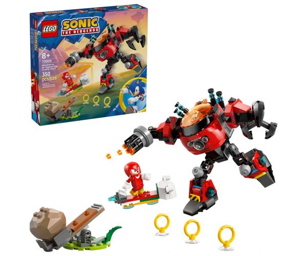 LEGO® Sonic the Hedgehog™: Knuckles vs. Dr. Eggman Egg Crusher robotja (77005)