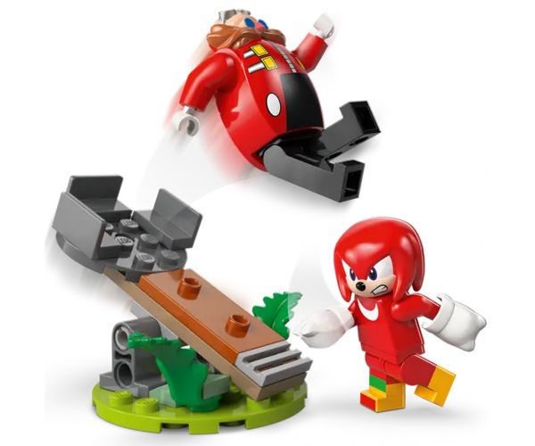 LEGO® Sonic the Hedgehog™: Knuckles vs. Dr. Eggman Egg Crusher robotja (77005)