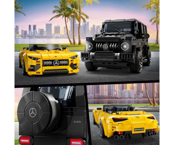 LEGO® Speed Champions: Mercedes-AMG G 63 és Mercedes-AMG SL 63 (76924)