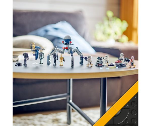 LEGO® Star Wars™: Klónkatona™ és harci droid™ harci csomag (75372)