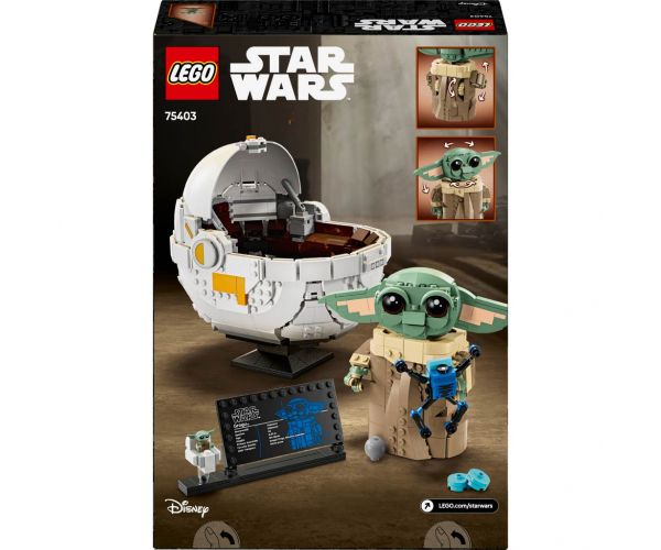 LEGO® Star Wars™: Grogu™ lebegő bölcsővel (75403)