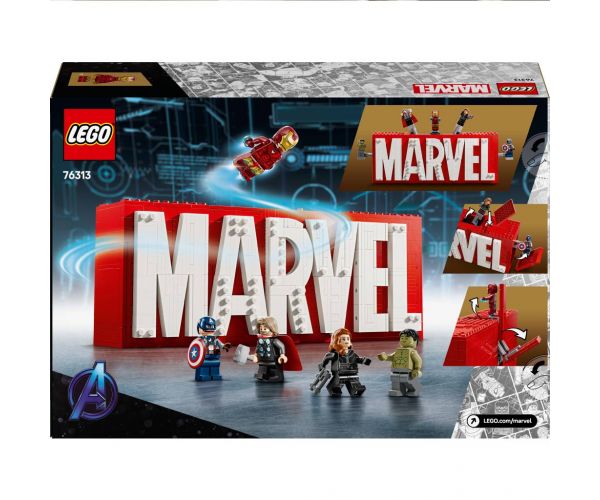 LEGO® Super Heroes: MARVEL logó és minifigurák (76313)