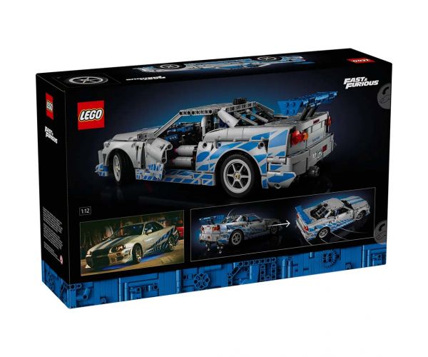 LEGO® Technic: 2 Fast 2 Furious Nissan Skyline GT-R (R34) autó (42210)