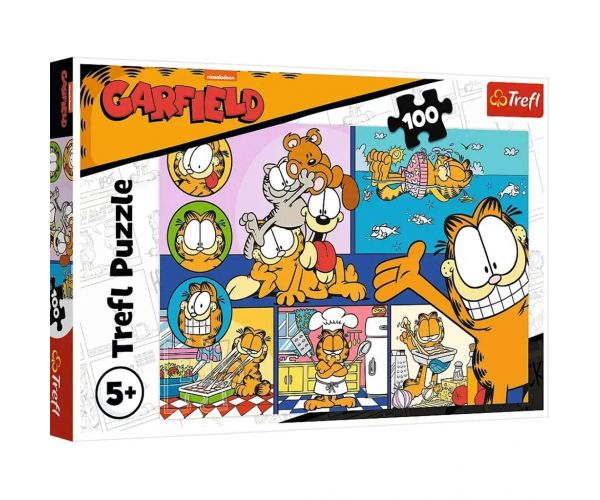 Lusta Garfield 100db-os puzzle - Trefl