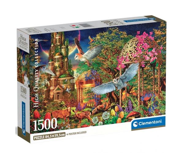 Erdei fantáziakert 1500db-os HQC kompakt puzzle - Clementoni