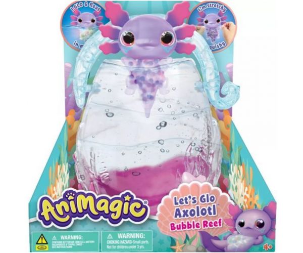 Let’s Glo Axolotl: Világító vízipajtás szett