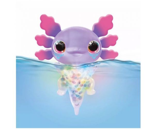 Let’s Glo Axolotl: Világító vízipajtás szett