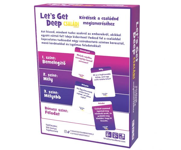 Let's Get Deep társasjáték - Családi kiadás