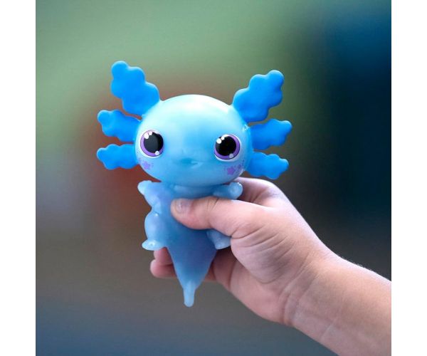 Let’s Glo Axolotl világító vízipajtás kék színben