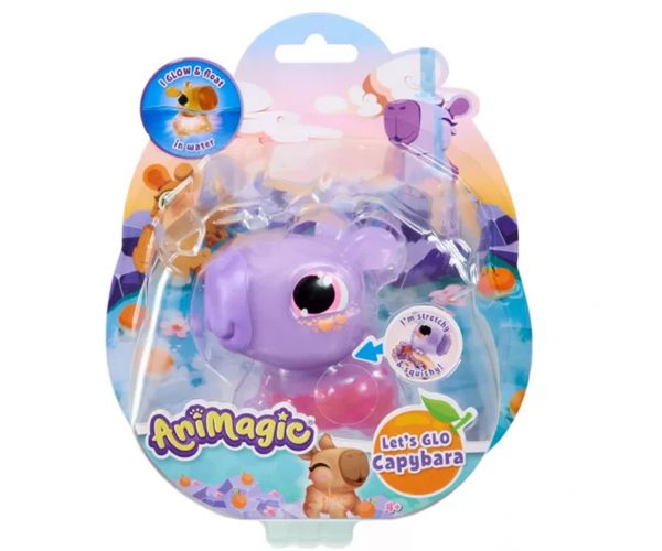 Let's Glo Capybara - világító vízipajtás, többféle változatban 1db