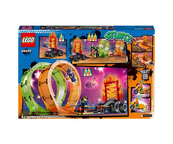 LEGO® City: Kaszkadőr aréna dupla hurokkal (60339)