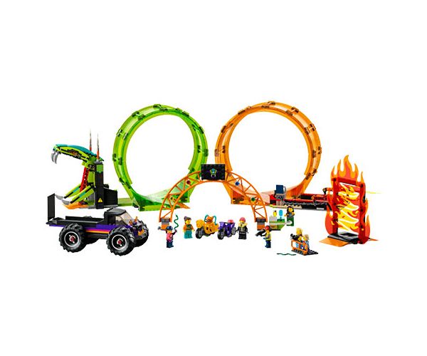 LEGO® City: Kaszkadőr aréna dupla hurokkal (60339)