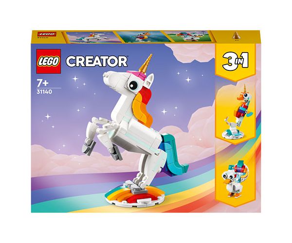 LEGO® Creator: Varázslatos egyszarvú 3 az 1-ben (31140)