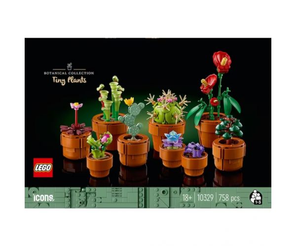 Lego® Icons: Apró cserepes növények (10329)