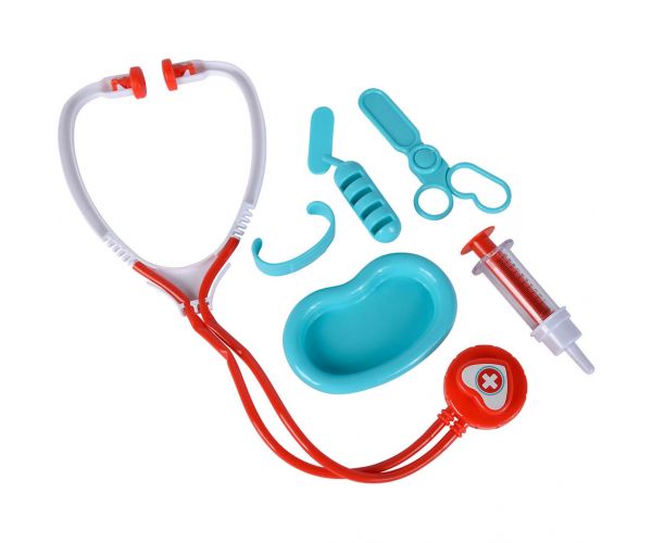 Doktor táska sztetoszkóppal kétféle változatban 7 db-os - Simba Toys