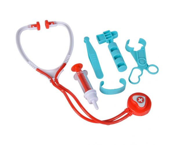 Doktor táska sztetoszkóppal kétféle változatban 7 db-os - Simba Toys