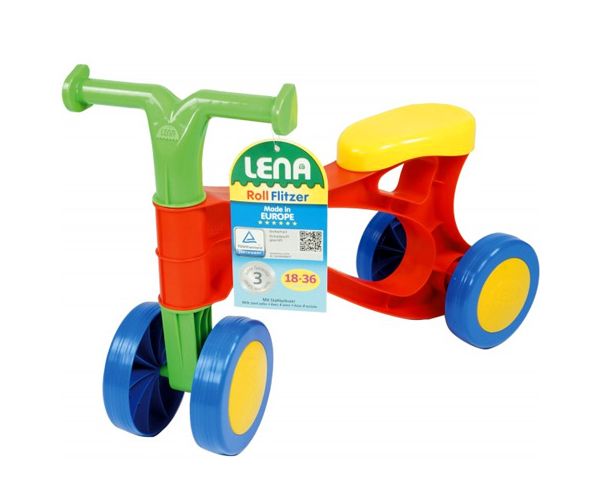 LENA: Lábbal hajtós piros kismotor