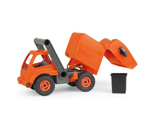 LENA: ECO narancssárga kukásautó 31cm
