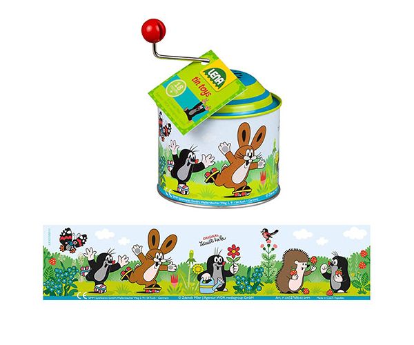 LENA: Kisvakond zenélő dobozka 8cm