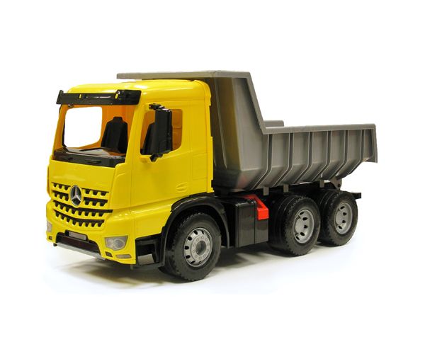 LENA: Mercedes-Benz Actros óriás dömper sárga/fekete 67cm