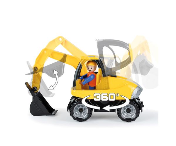 LENA: Truckies markoló figurával 25cm