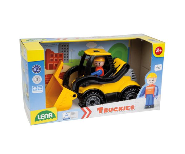 LENA: Truckies földmunkagép figurával 21cm