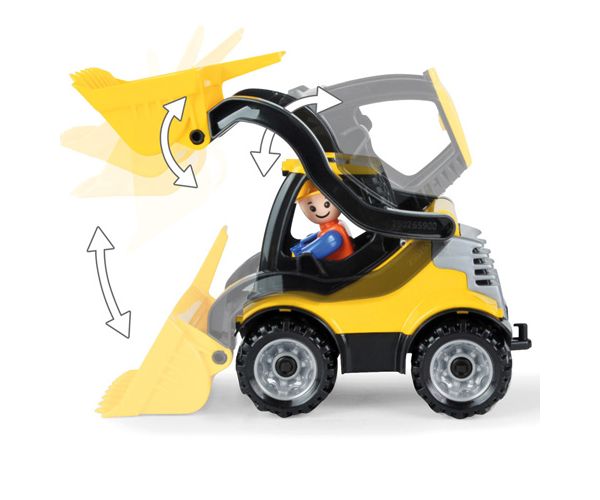 LENA: Truckies földmunkagép figurával 21cm